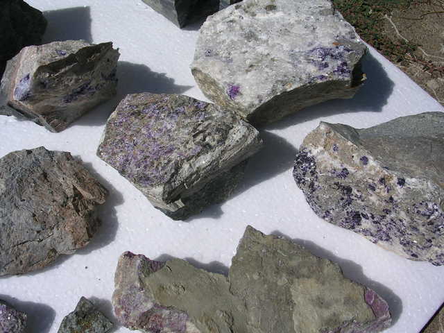 Close-up of Purple Fluorite 1
